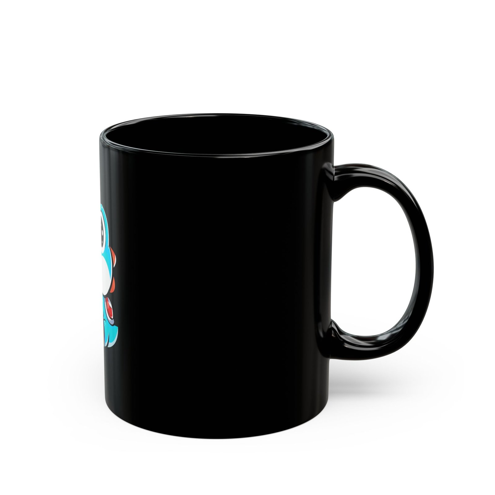 Cute Play with Controller Black Mug - Image 2