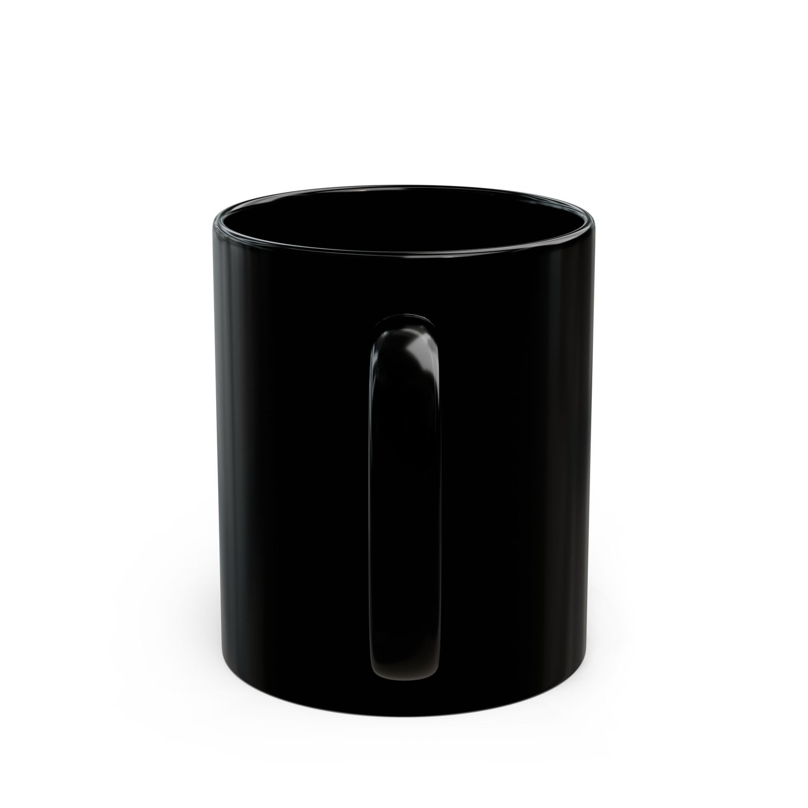 Cheesy Pop Vibes Black Mug - Image 4